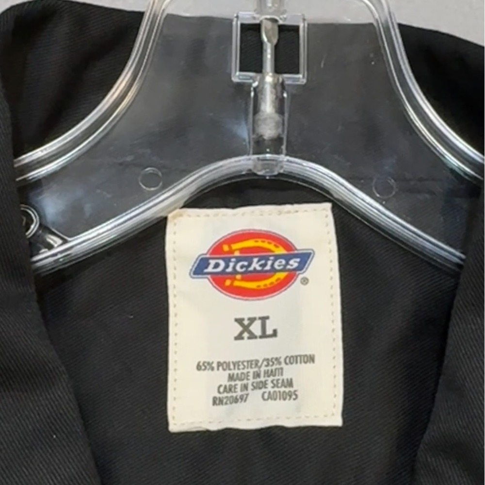 DICKIES Maxxis Tires Work Shirt Mens XL Black Short Sleeve Embroidered Button Up - Picture 4 of 9